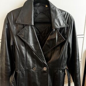 Classic Black Leather Jacket